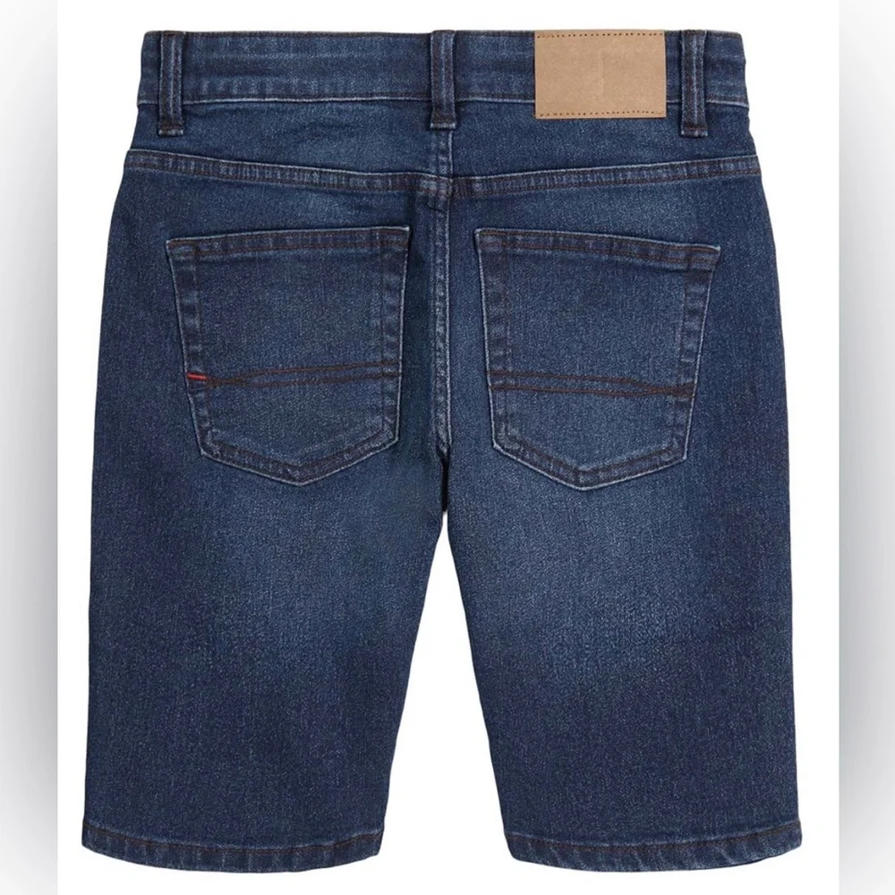 Tommy Hilfiger Boys Denim Shorts Boys Size 14 Blue Denim Adjustable Waist